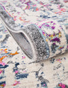 Prague Tapestry Collection Area Rug -  Pilsen Rectangle Gray  lifestyle 6