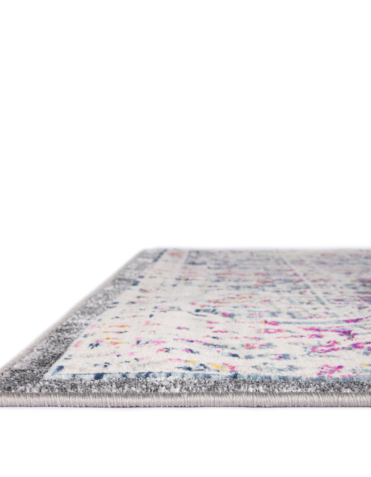 Prague Tapestry Collection Area Rug -  Pilsen Rectangle Gray  lifestyle 7