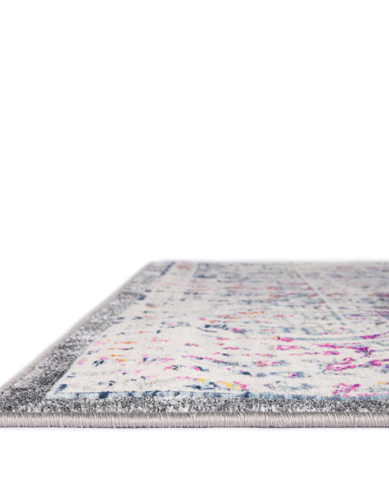 Prague Tapestry Collection Area Rug -  Pilsen Rectangle Gray  lifestyle 7