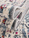 Prague Tapestry Collection Area Rug -  Pilsen Rectangle Gray  lifestyle 13