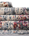 Prague Tapestry Collection Area Rug -  Pilsen Rectangle Gray  lifestyle 14