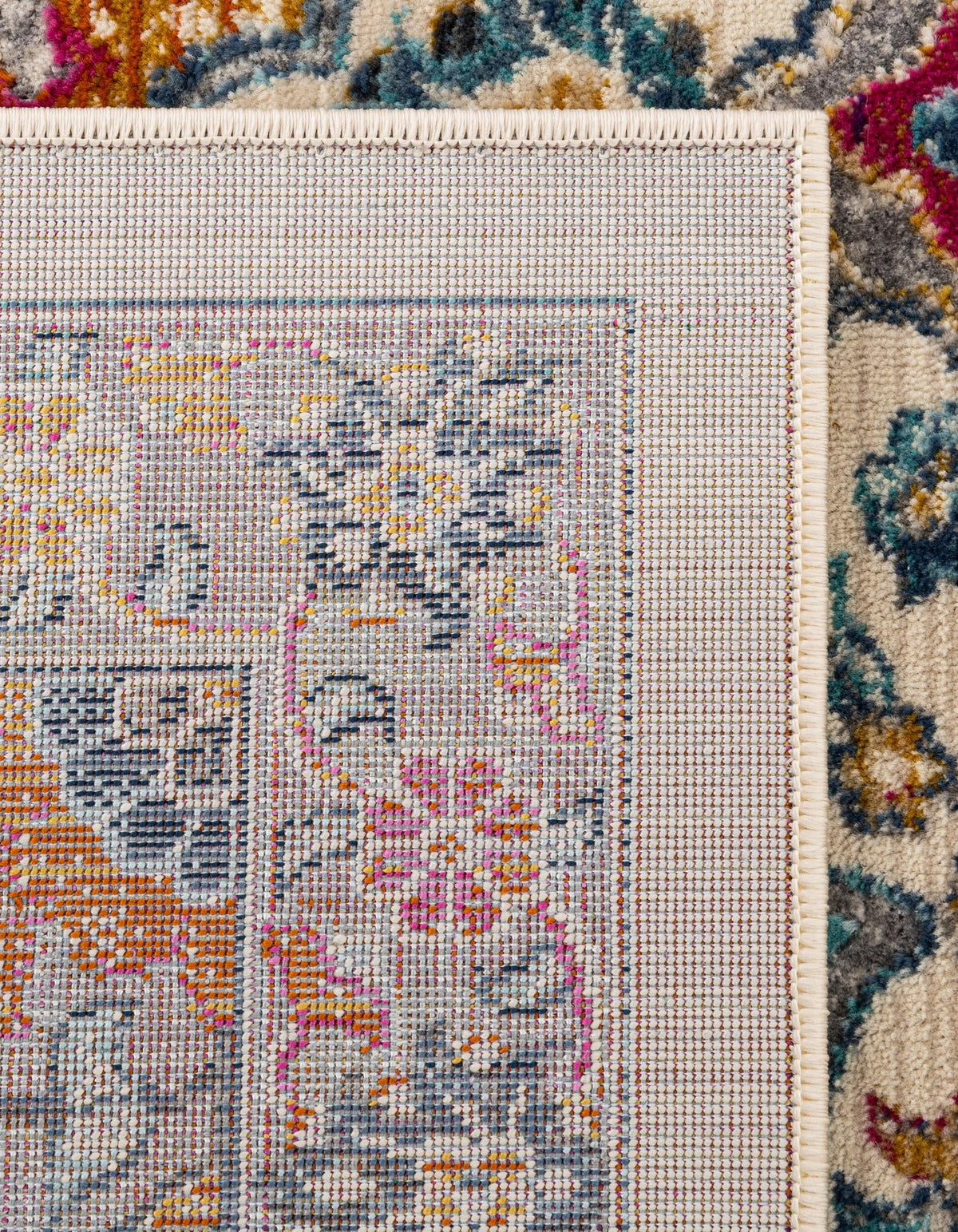Prague Tapestry Collection Area Rug -  Olomouc Rectangle Ivory  lifestyle 18