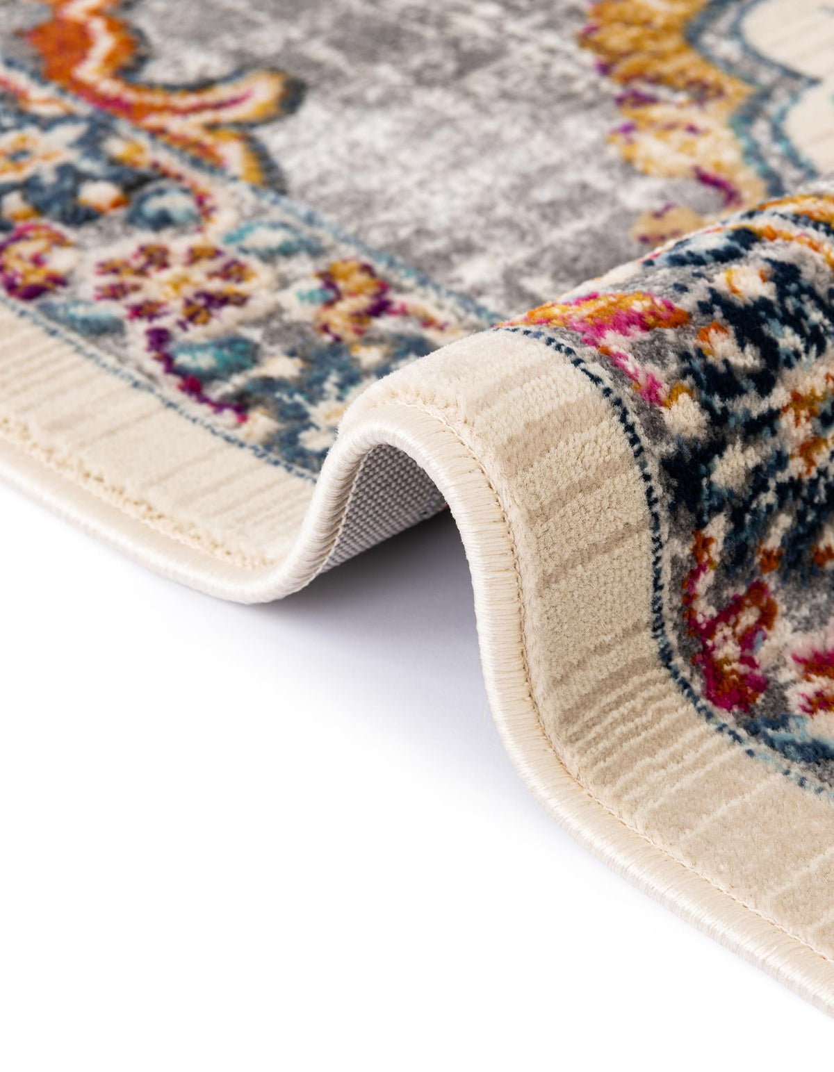 Prague Tapestry Collection Area Rug -  Olomouc Rectangle Ivory  lifestyle 20