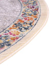 Prague Tapestry Collection Area Rug -  Olomouc Round Ivory  lifestyle 58