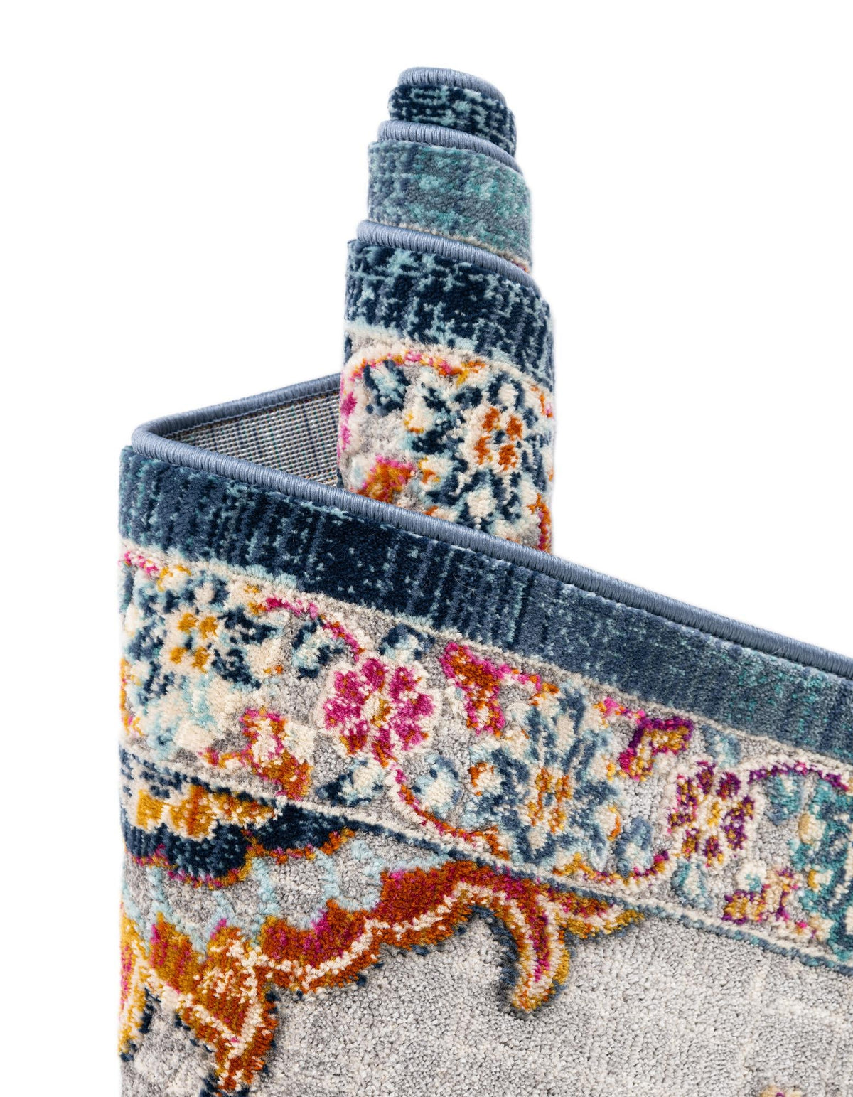 Prague Tapestry Collection Area Rug -  Olomouc Rectangle Blue  lifestyle 21
