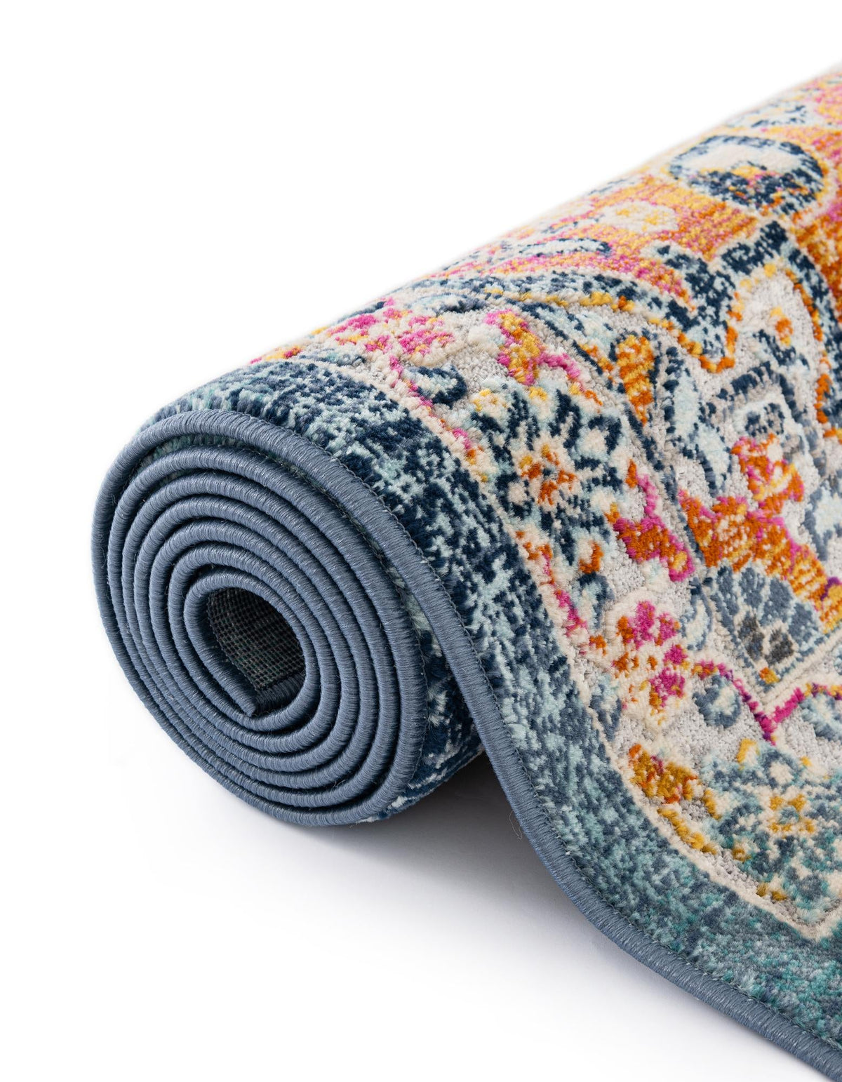 Prague Tapestry Collection Area Rug -  Olomouc Rectangle Blue  lifestyle 23