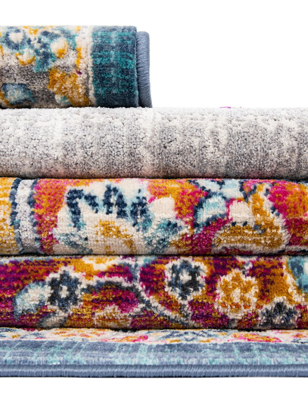 Prague Tapestry Collection Area Rug -  Olomouc Rectangle Blue  lifestyle 27