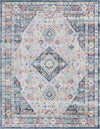 Prague Tapestry Collection Area Rug -  Sumava Rectangle Light Gray  lifestyle 3