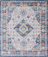 Prague Tapestry Collection Area Rug -  Sumava Rectangle Light Gray  lifestyle 2