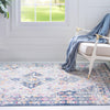 Prague Tapestry Collection Area Rug -  Sumava Rectangle Light Gray  lifestyle 8