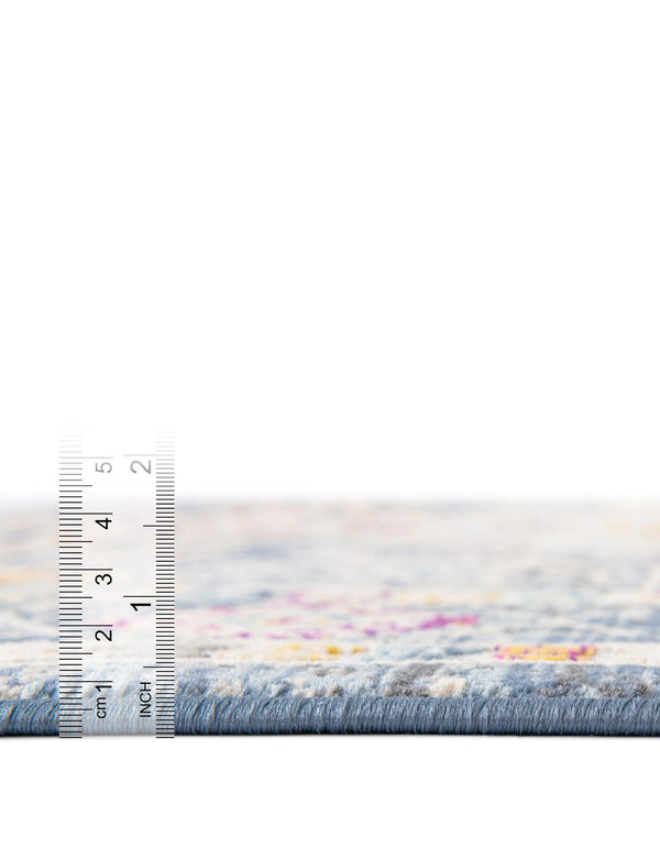 Prague Tapestry Collection Area Rug -  Sumava Rectangle Light Gray  lifestyle 10