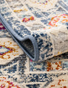 Prague Tapestry Collection Area Rug -  Sumava Rectangle Light Gray  lifestyle 12
