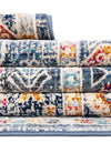 Prague Tapestry Collection Area Rug -  Sumava Rectangle Light Gray  lifestyle 30