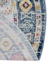 Prague Tapestry Collection Area Rug -  Sumava Round Light Gray  lifestyle 65