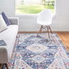 Prague Tapestry Collection Area Rug -  Sumava Rectangle Blue  lifestyle 5