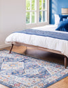 Prague Tapestry Collection Area Rug -  Sumava Rectangle Blue  lifestyle 9