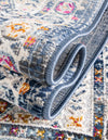 Prague Tapestry Collection Area Rug -  Sumava Rectangle Blue  lifestyle 29