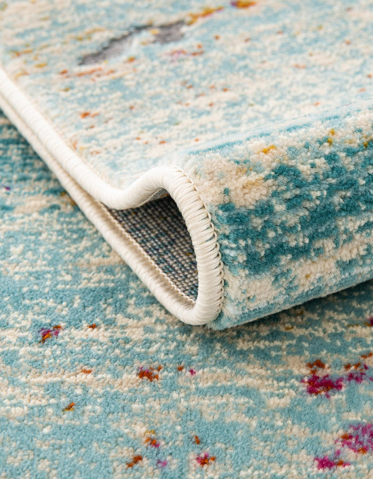 Prague Tapestry Collection Area Rug -  Vltava Rectangle Blue  lifestyle 11