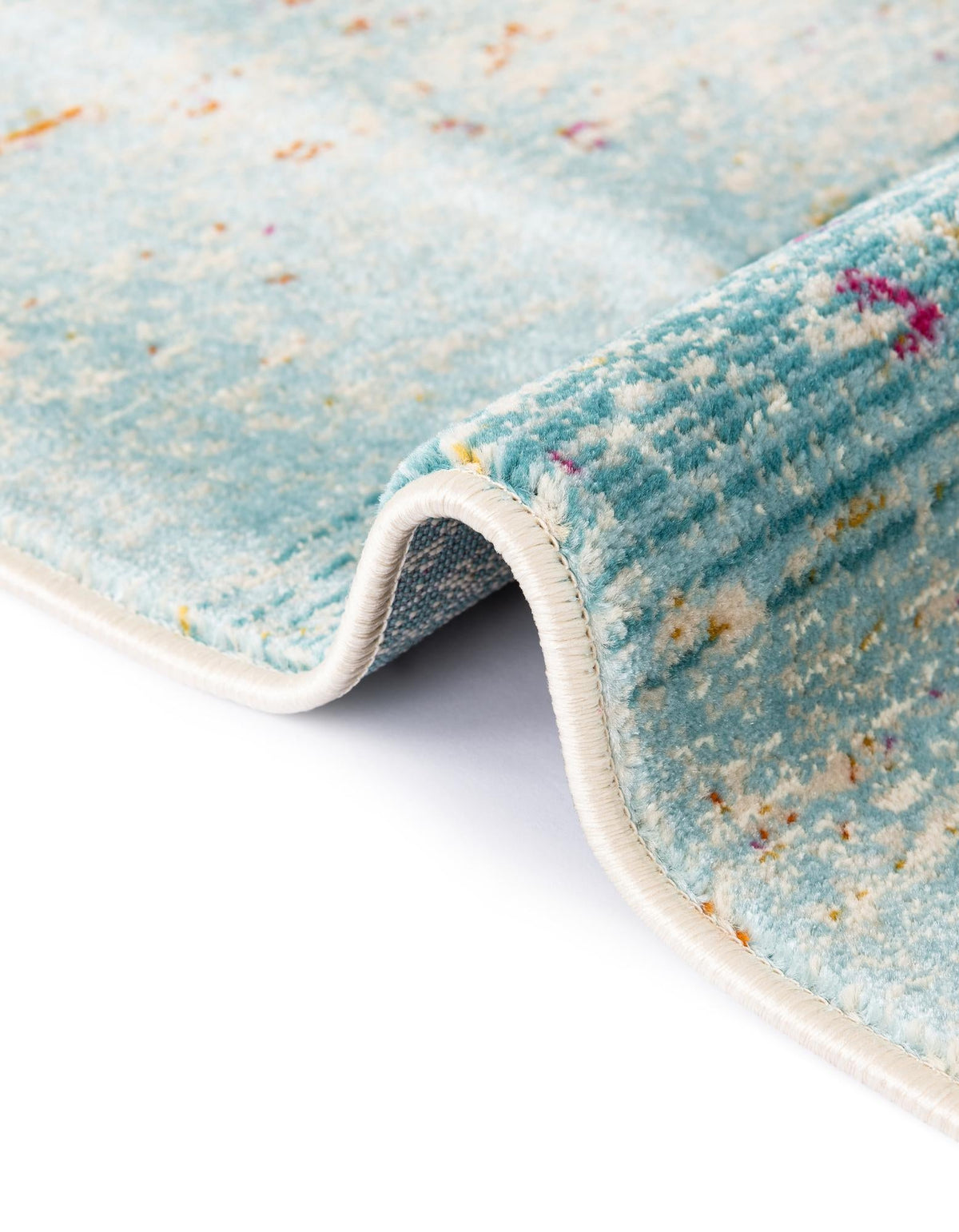 Prague Tapestry Collection Area Rug -  Vltava Rectangle Blue  lifestyle 18