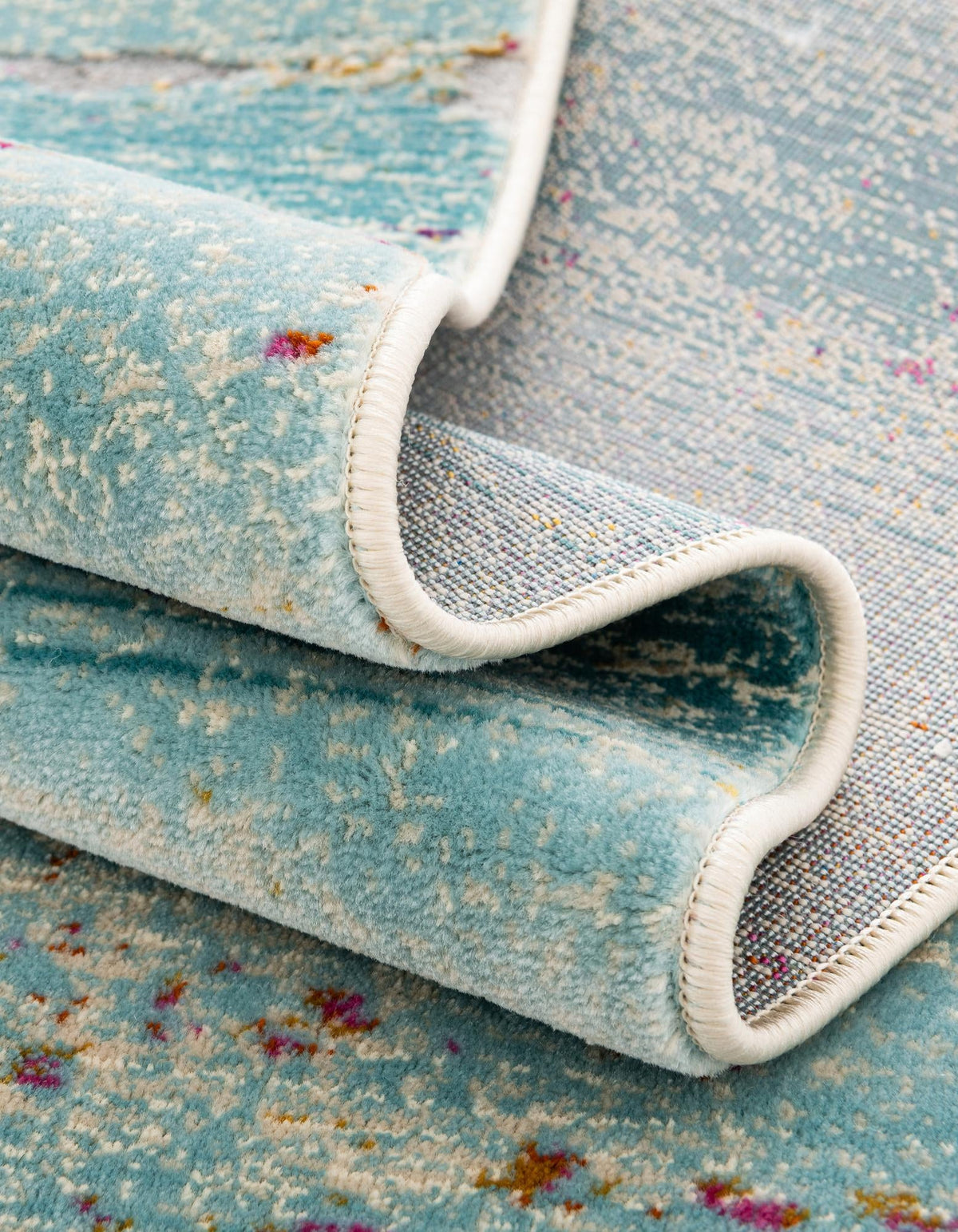 Prague Tapestry Collection Area Rug -  Vltava Rectangle Blue  lifestyle 21