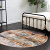 Prague Tapestry Collection Area Rug -  Bohemia Round Multi  lifestyle 31
