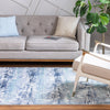 Prague Tapestry Collection Area Rug -  Bohemia Rectangle Blue  lifestyle 8