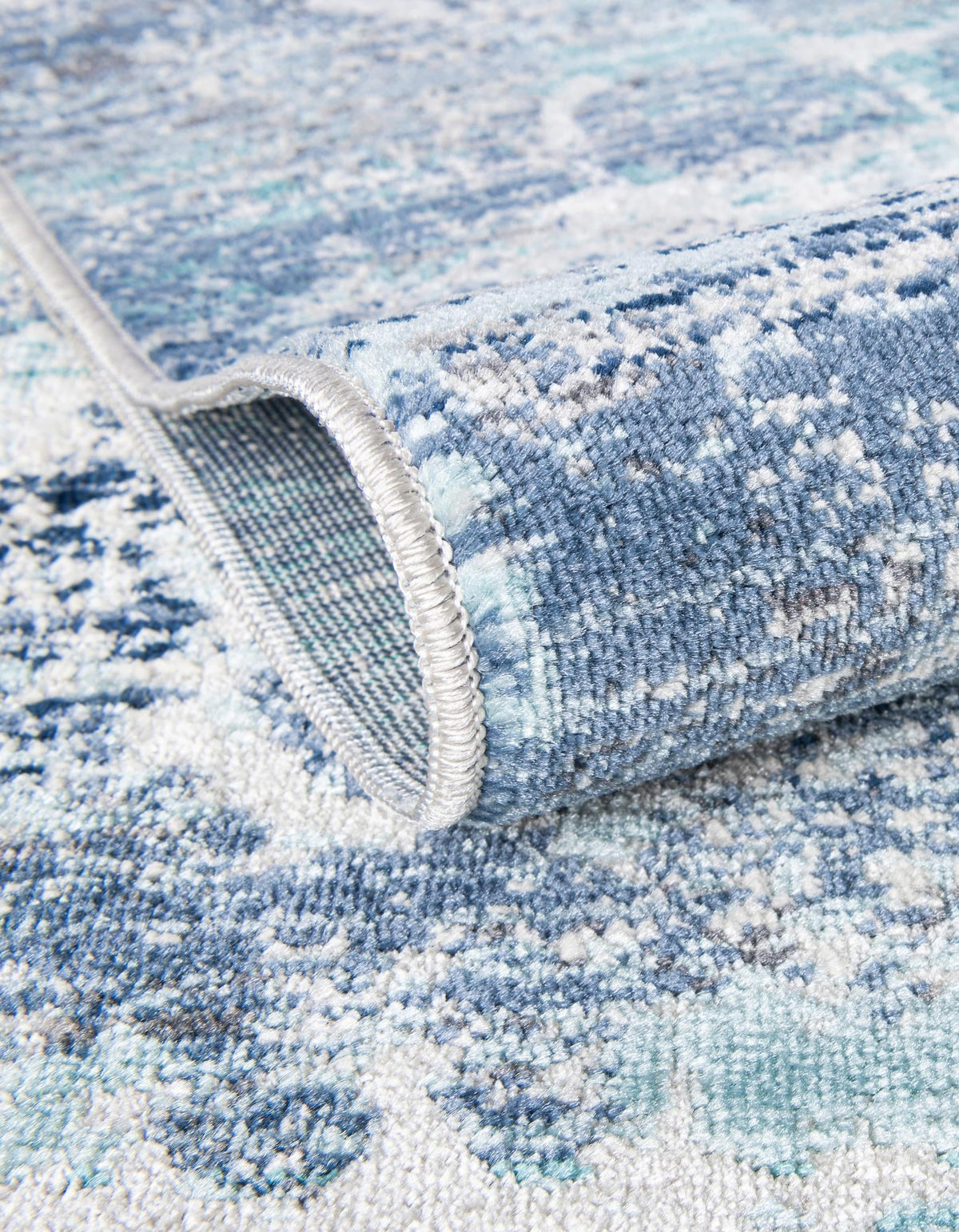 Prague Tapestry Collection Area Rug -  Bohemia Rectangle Blue  lifestyle 12