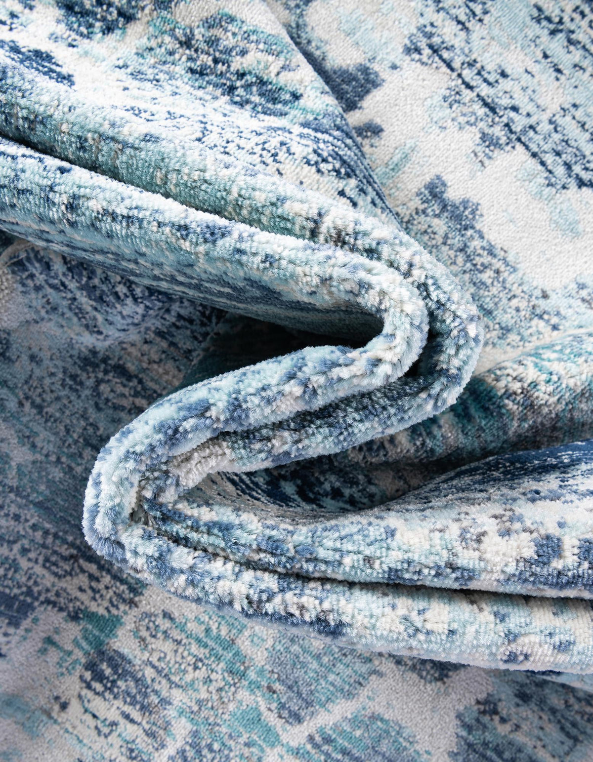 Prague Tapestry Collection Area Rug -  Bohemia Rectangle Blue  lifestyle 16