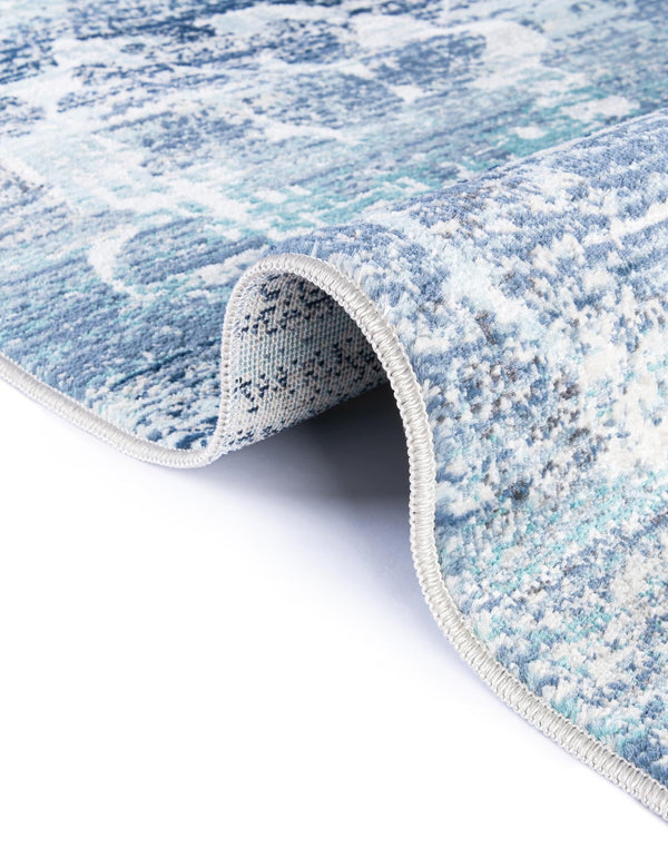 Prague Tapestry Collection Area Rug -  Bohemia Rectangle Blue  lifestyle 20