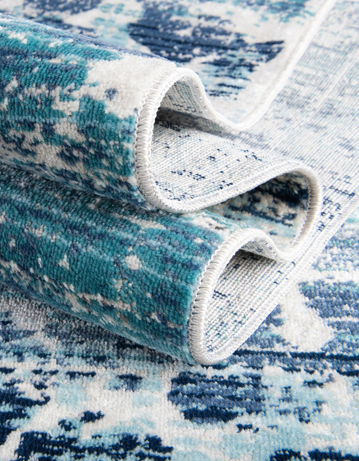Prague Tapestry Collection Area Rug -  Bohemia Rectangle Blue  lifestyle 26