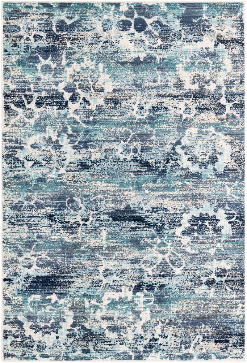 Prague Tapestry Collection Area Rug -  Bohemia Rectangle Blue  lifestyle 2