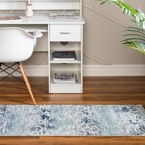 Prague Tapestry Collection Area Rug -  Bohemia Runner Blue  lifestyle 42