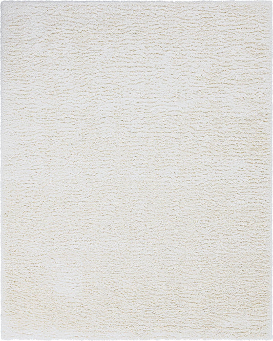 Eternal Plush Oasis Collection Area Rug -  Tranquility (Pearl) Rectangle Pearl Main