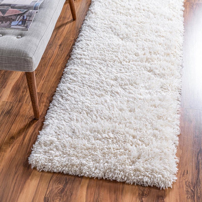 Eternal Plush Oasis Collection Area Rug -  Tranquility (Pearl) Runner Pearl  lifestyle 7