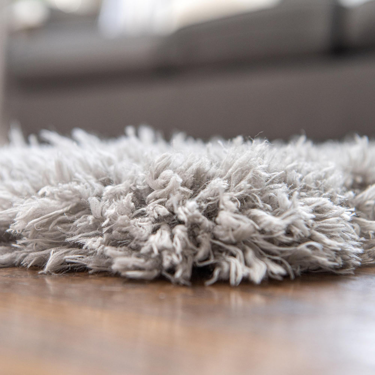 Eternal Plush Oasis Collection Area Rug -  Tranquility (Ash) Square Ash  lifestyle 14
