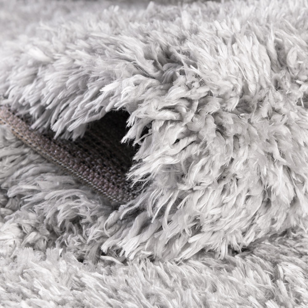 Eternal Plush Oasis Collection Area Rug -  Tranquility (Ash) Square Ash  lifestyle 24