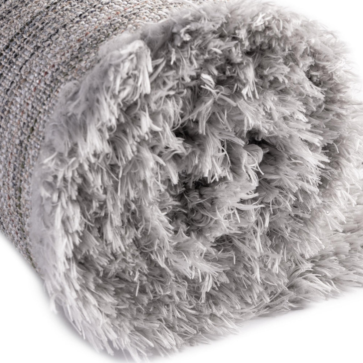 Eternal Plush Oasis Collection Area Rug -  Tranquility (Ash) Square Ash  lifestyle 40