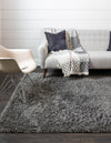 Eternal Plush Oasis Collection Area Rug -  Tranquility (Smoke) Rectangle Smoke  lifestyle 5