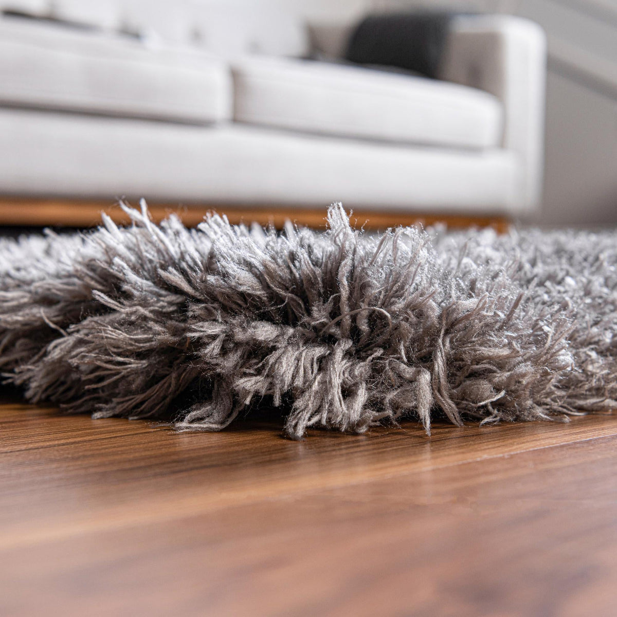 Eternal Plush Oasis Collection Area Rug -  Tranquility (Smoke) Rectangle Smoke  lifestyle 6