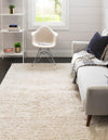 Eternal Plush Oasis Collection Area Rug -  Tranquility (Linen) Rectangle Linen  lifestyle 3