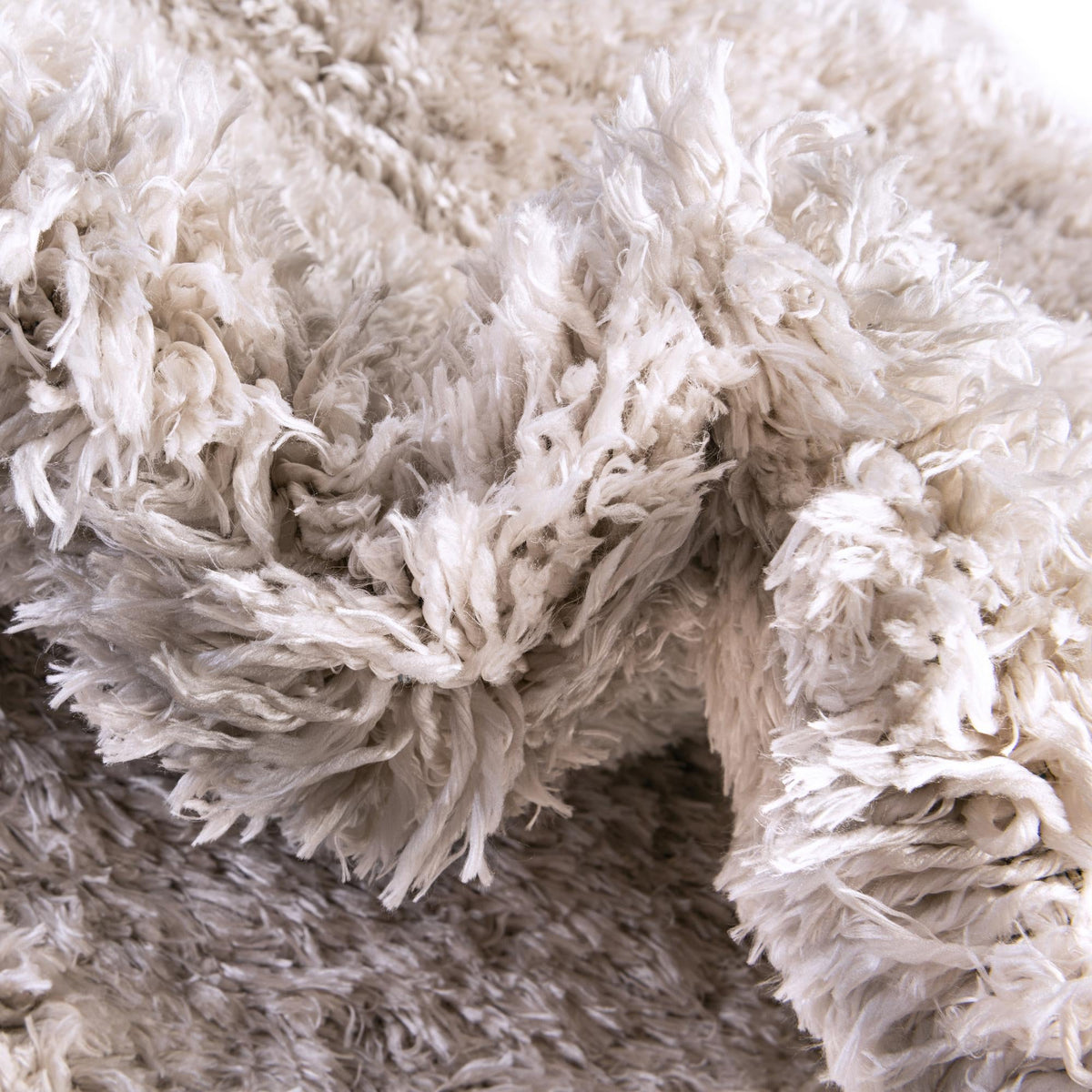 Eternal Plush Oasis Collection Area Rug -  Tranquility (Linen) Rectangle Linen  lifestyle 11