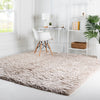 Eternal Plush Oasis Collection Area Rug -  Tranquility (Linen) Square Linen  lifestyle 30