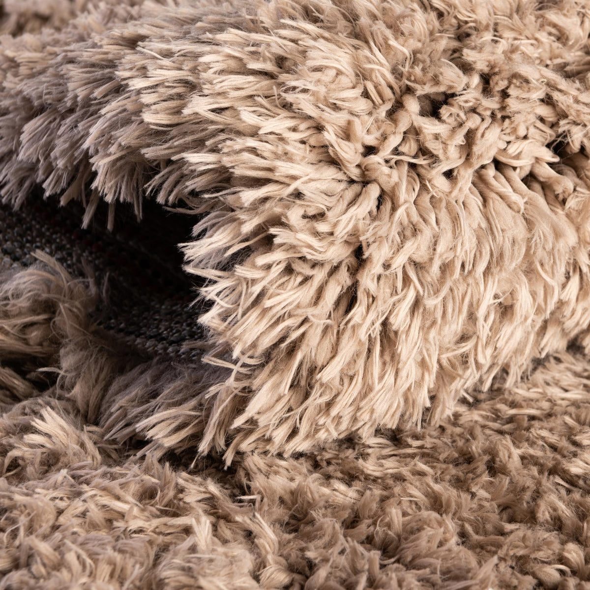 Eternal Plush Oasis Collection Area Rug -  Tranquility (Khaki) Rectangle Khaki  lifestyle 9