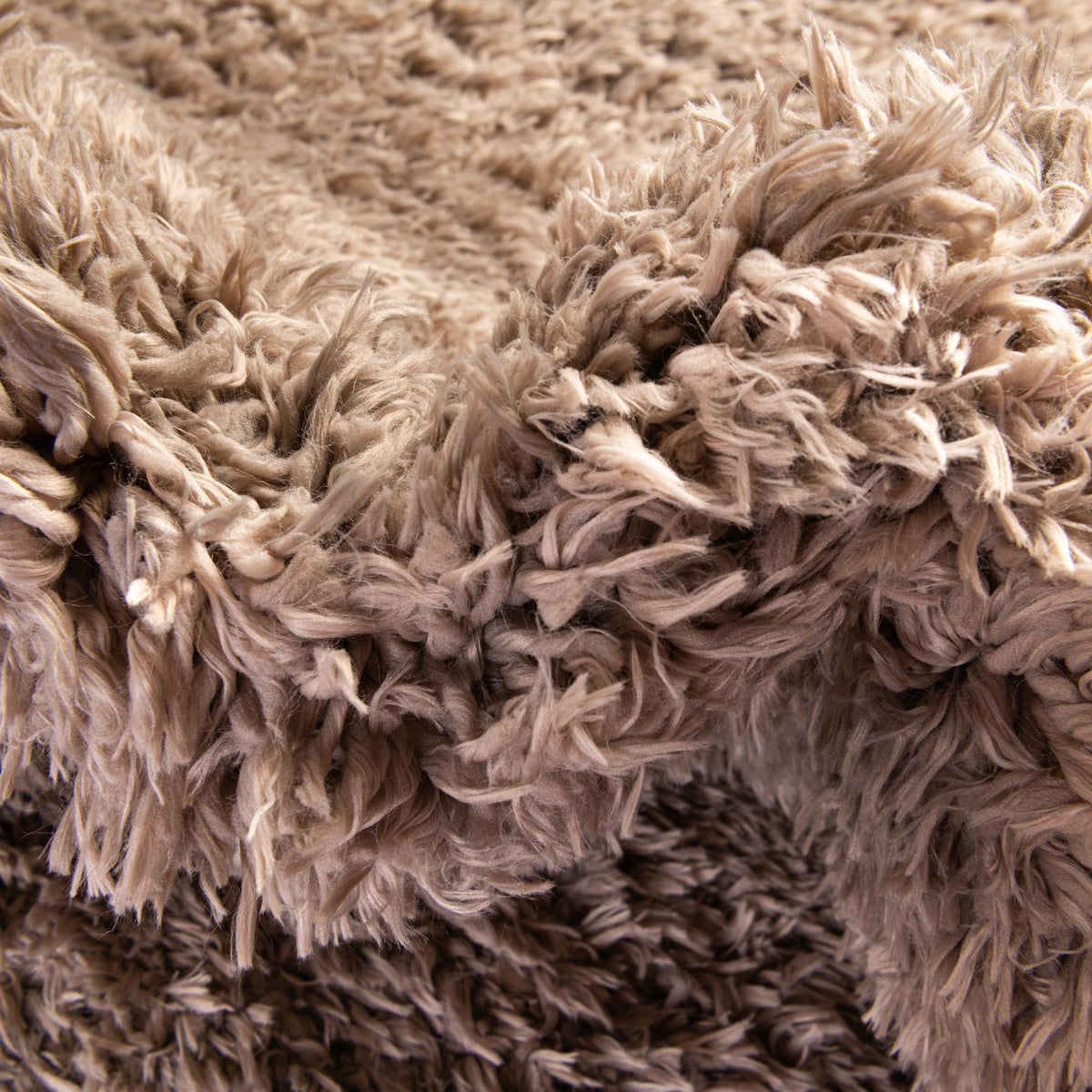 Eternal Plush Oasis Collection Area Rug -  Tranquility (Khaki) Rectangle Khaki  lifestyle 11
