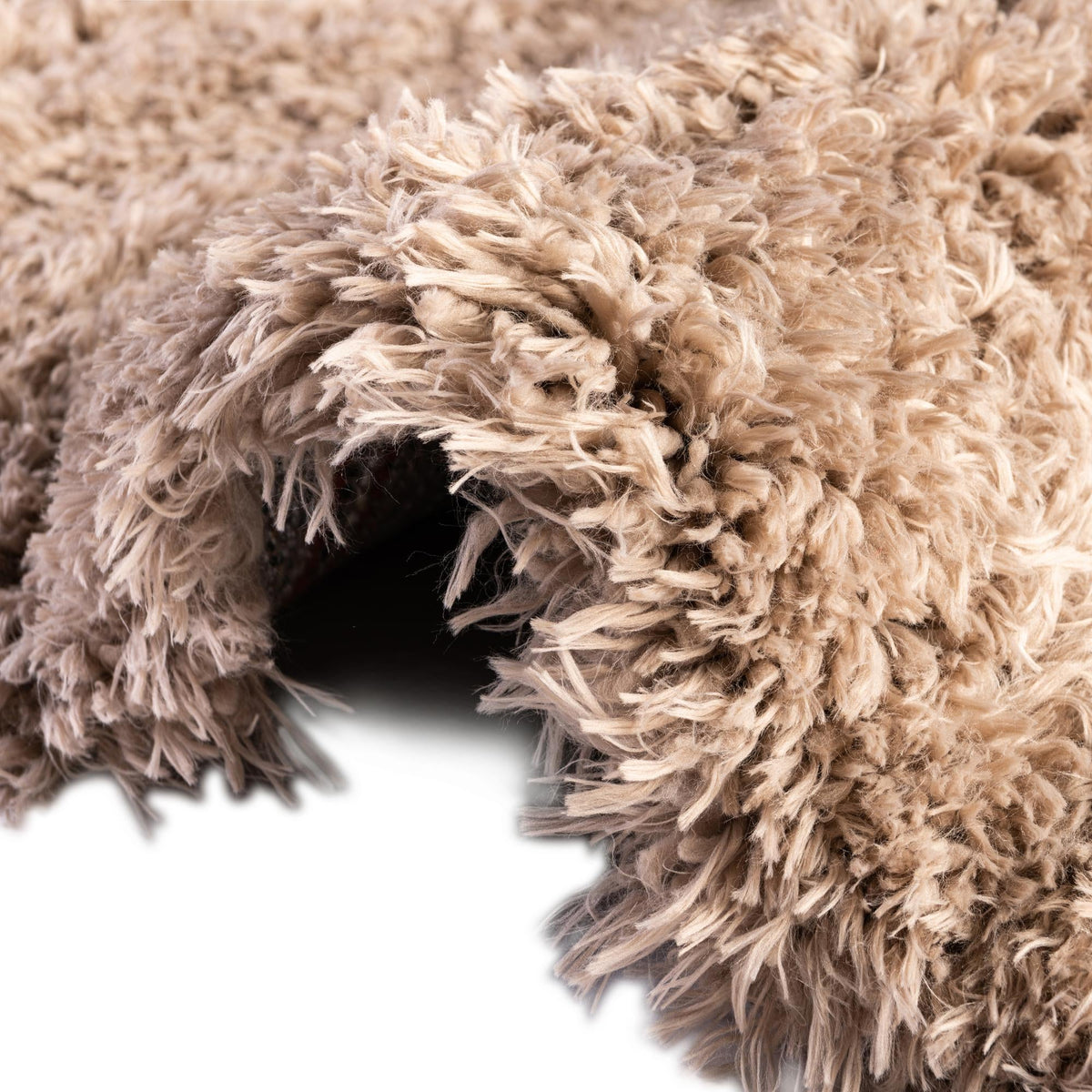 Eternal Plush Oasis Collection Area Rug -  Tranquility (Khaki) Rectangle Khaki  lifestyle 12