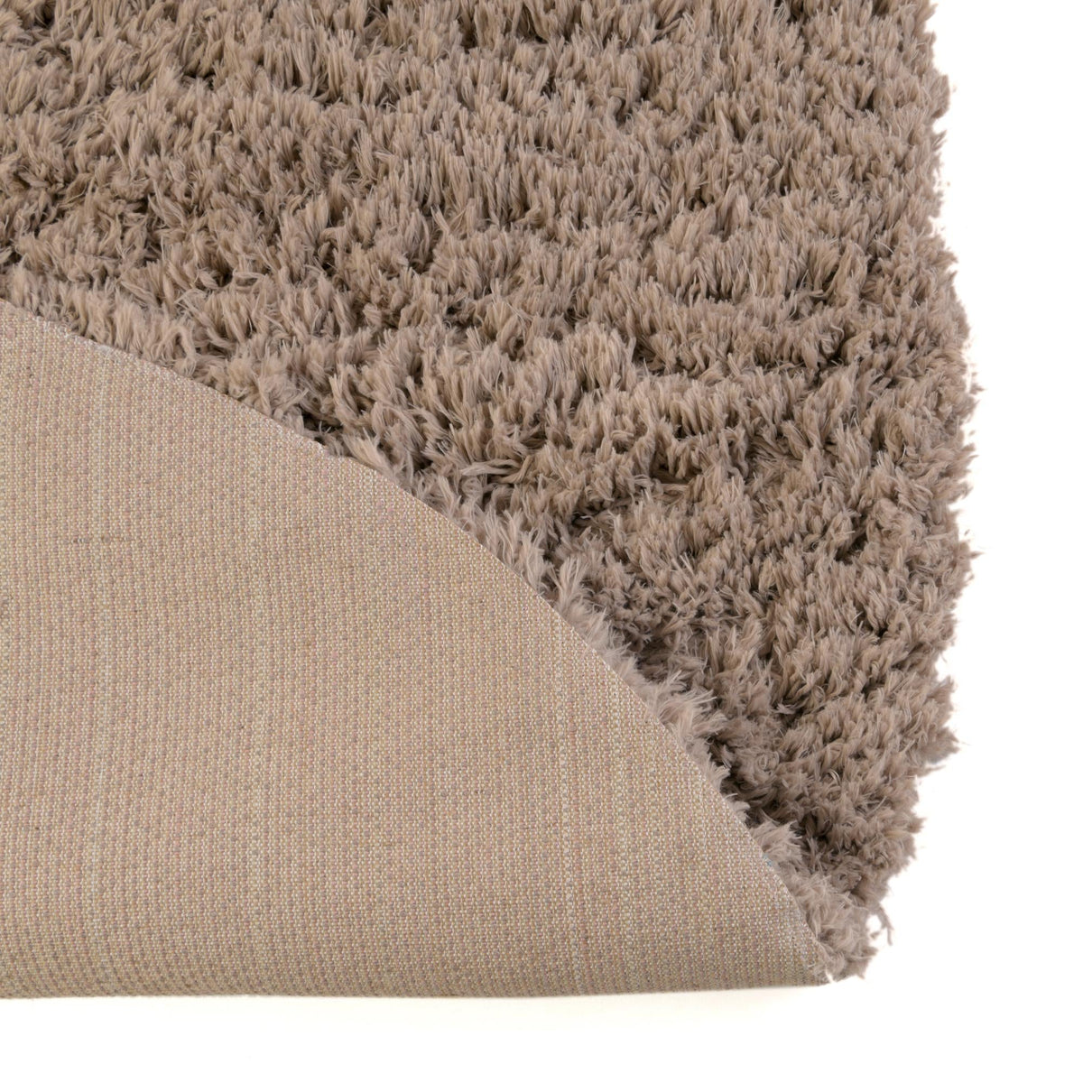 Eternal Plush Oasis Collection Area Rug -  Tranquility (Khaki) Round Khaki  lifestyle 44
