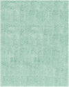 Eternal Plush Oasis Collection Area Rug -  Tranquility (Cyan) Rectangle Cyan Main