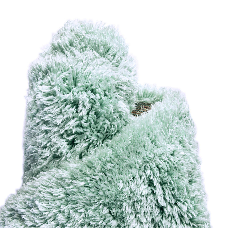 Eternal Plush Oasis Collection Area Rug -  Tranquility (Cyan) Square Cyan  lifestyle 35