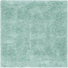 Eternal Plush Oasis Collection Area Rug -  Tranquility (Cyan) Square Cyan  lifestyle 2