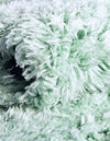 Eternal Plush Oasis Collection Area Rug -  Tranquility (Cyan) Round Cyan  lifestyle 23